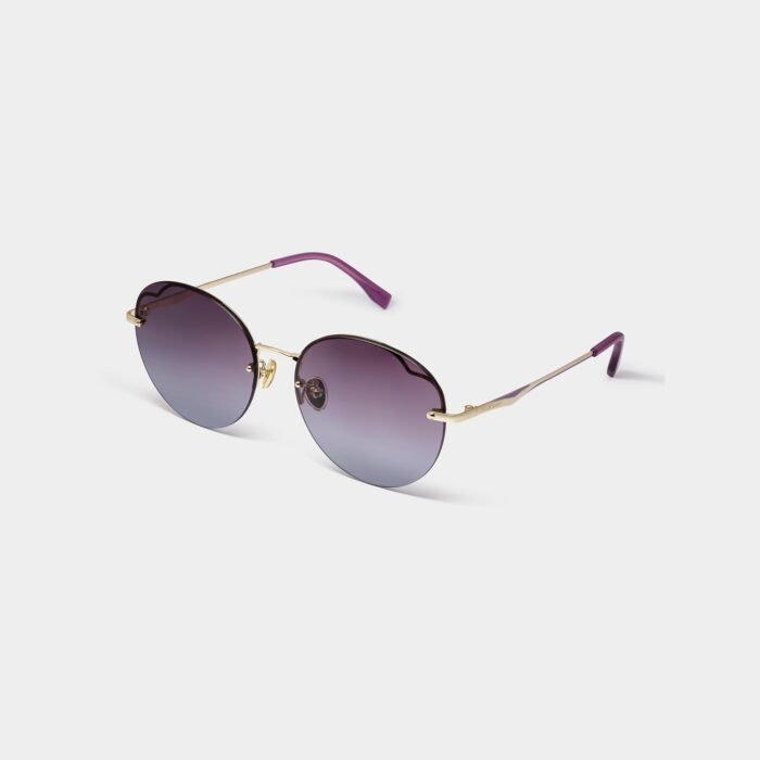bonita round metal sunglasses