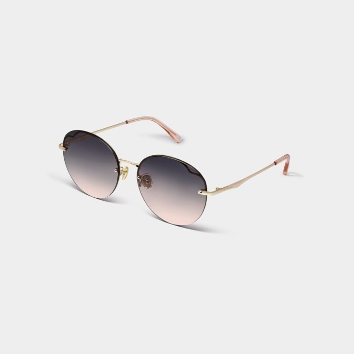 bonita round metal sunglasses