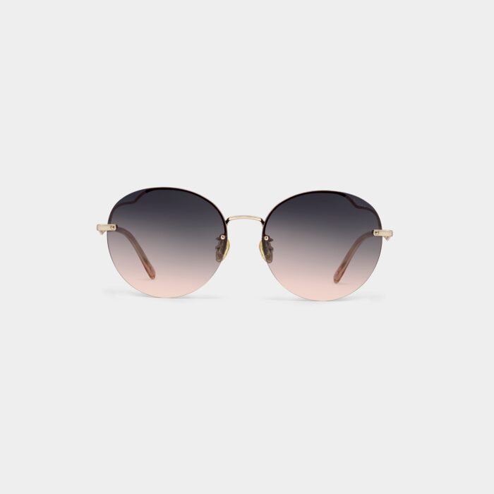 bonita round metal sunglasses