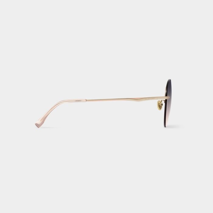 bonita round metal sunglasses