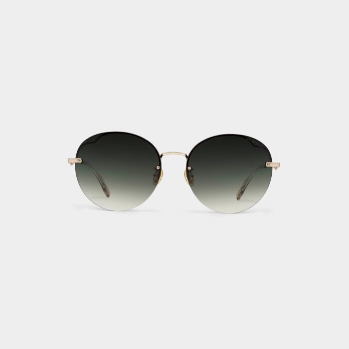 bonita round metal sunglasses