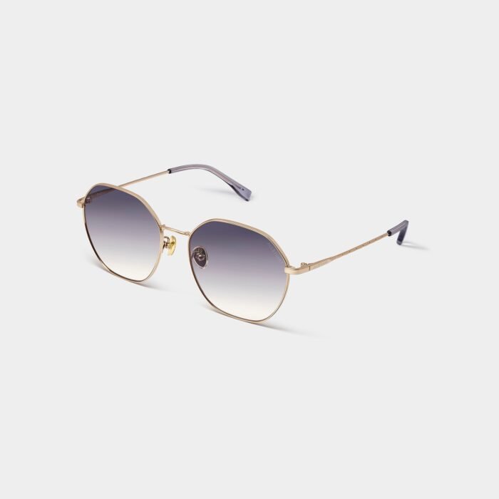 evelyn polygonal metal sunglasses